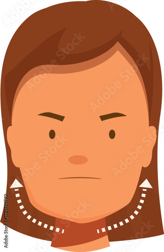 Female face showing lifting facial massage lines, beauty treatment concept