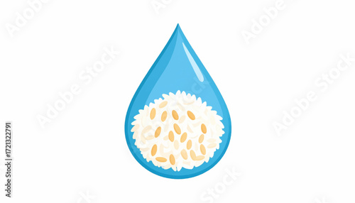 Rice Water Drop Hydration & Nourishment