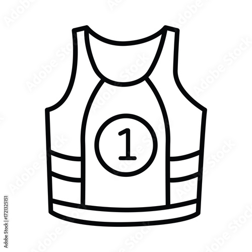 Sports Shirt doodle icon EPS 10 file