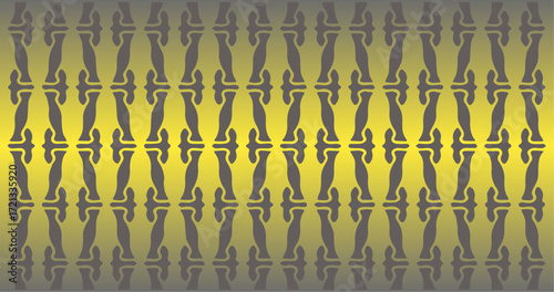 Yellow and gray gradient decorative seamless pattern with abstract shapes, stylish vector background for fabric or wallpaper.