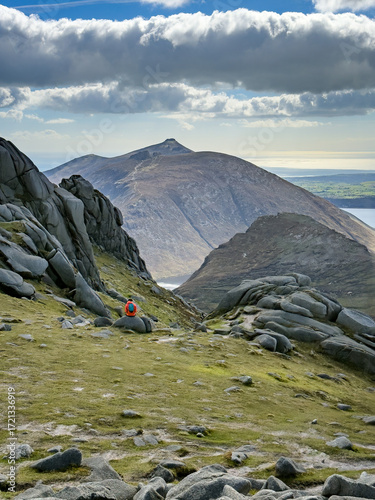 Alone in the Mourne  Mountains