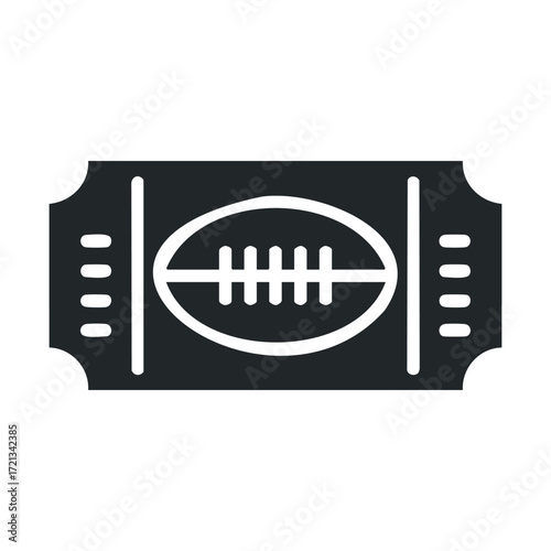 Football ticket design for event entry and fan excitement