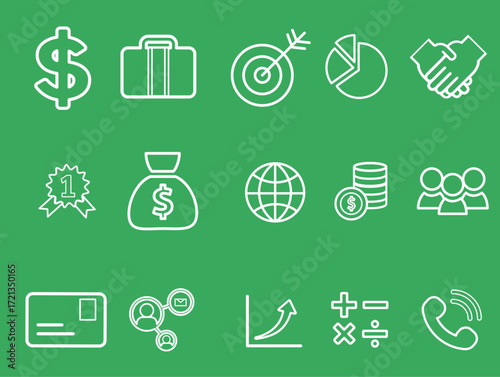 money bag icon collection Save money sign. Cash, loan, coin, dollar, saving, budget, earning money, revenue symbol. Hands holding dollar coin flat and line style - stock vector