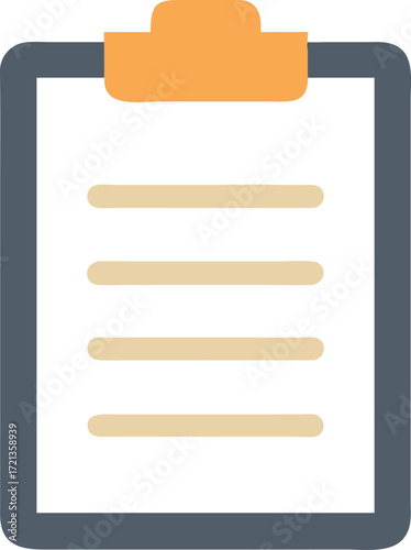 A clipboard with a visible note, symbolizing reminders or important information.