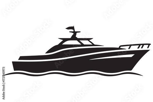 Sail boat logo silhouette vector design sailboat sailing ship outline minimal vector illustration
