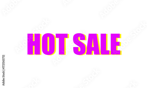 Hot sale text effect for promotion campaign