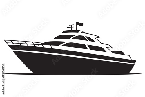 Sail boat logo silhouette vector design sailboat sailing ship outline minimal vector illustration
