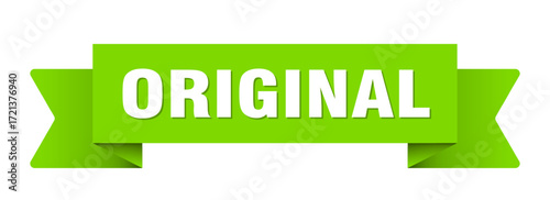 original ribbon isolated on transparent background. original ribbon