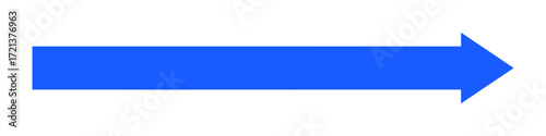 Long straight bold arrow vector icon