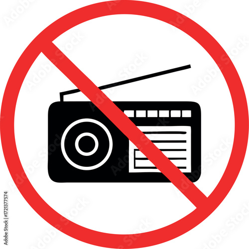 No music sign vector illustration 