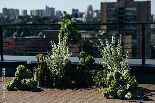 Wedding decoration, wedding floristics, wedding details