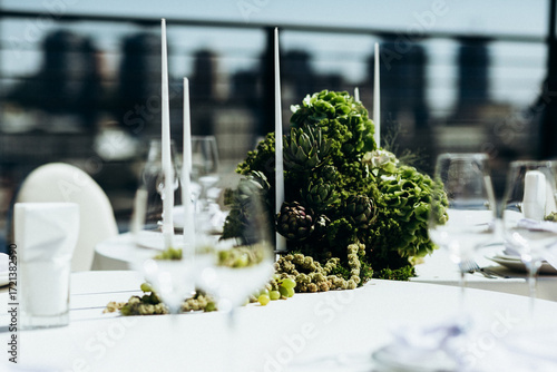 Wedding decoration, wedding floristics, wedding details