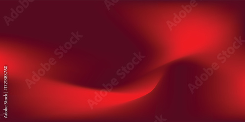Elegant abstract background features a gradient of red and dark red colors, creating a smooth, wave-like transition.Eps 10