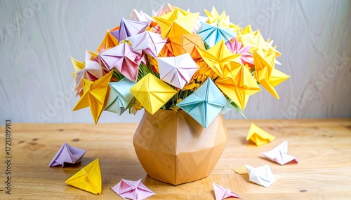 vase of beautiful flowers as background