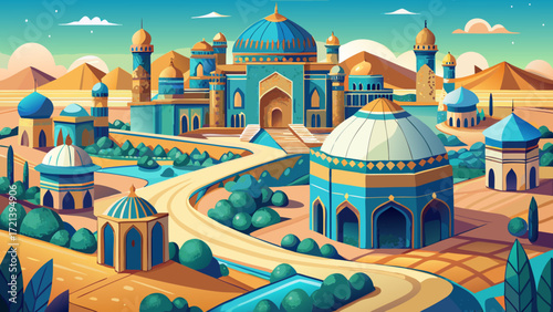 Samarkand – Crossroad of Cultures, Uzbekistan, reveals turquoise domes, tiled madrassas, and bustling squares along the ancient Silk Road trade routes.