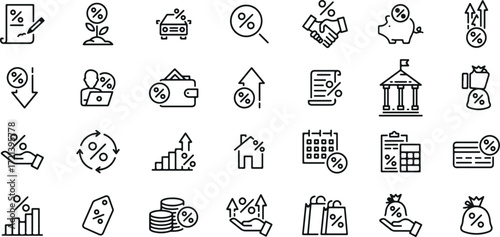 Finance icon, Investment vector design, Economic growth artwork, Banking symbol clipart, Money profit illustration, Credit card graphic, Piggy bank image, Financial chart drawing, Business revenue log