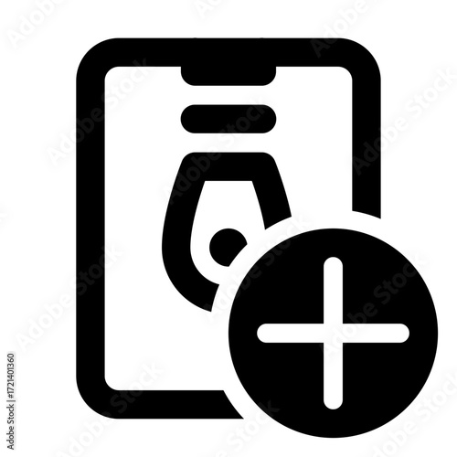 Illustration of a cr2 file icon with a folded corner and bold black outline on a white background view