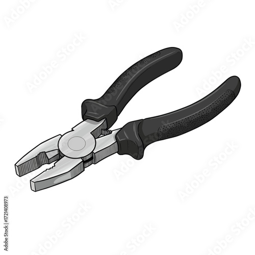 Illustration of a pair of pliers, a common tool for gripping and cutting