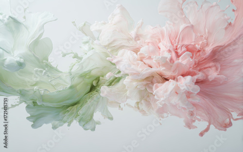 Vintage floral texture art background
