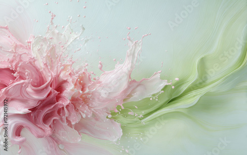 Vintage floral texture art background
