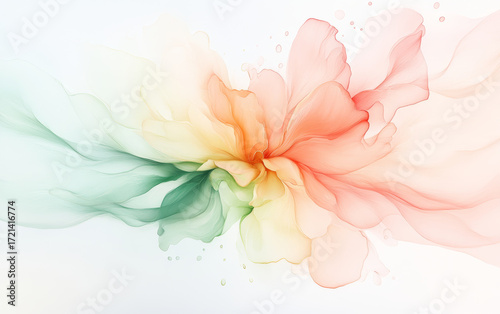 Retro style floral texture art background
