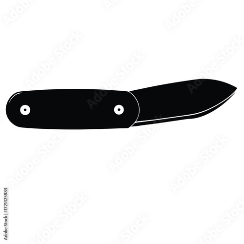 Park Ranger isolated pocket knife on white background