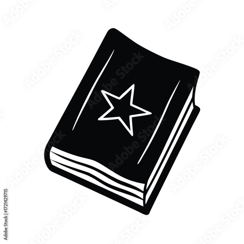 Park Ranger isolated ranger log book on white background