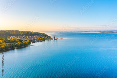 Lake Bodensee, Bavaria, in summer