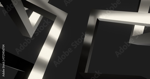 abstract 3d squares background