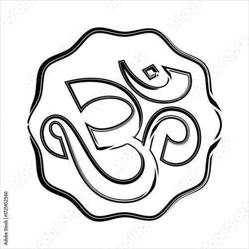 Aum (Om) The Holy Motif M_2509006