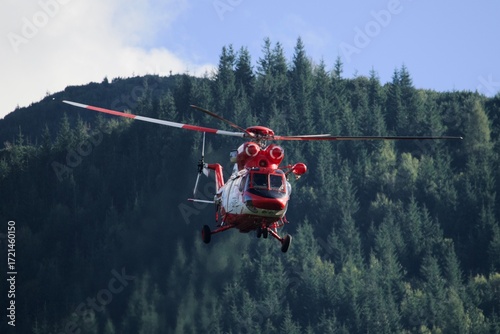 helicopter in flight