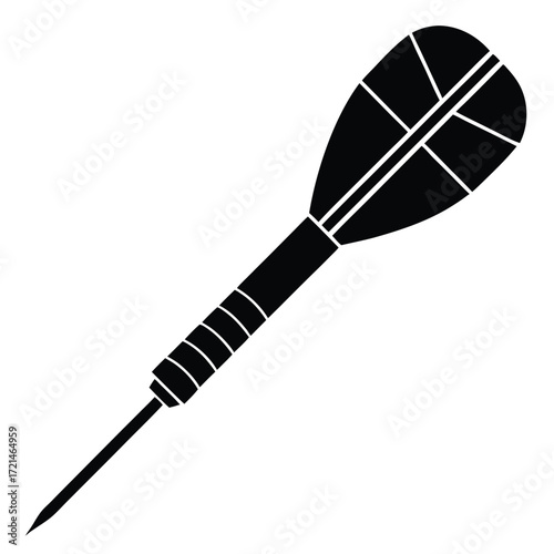 Park Ranger isolated tranquilizer dart on white background