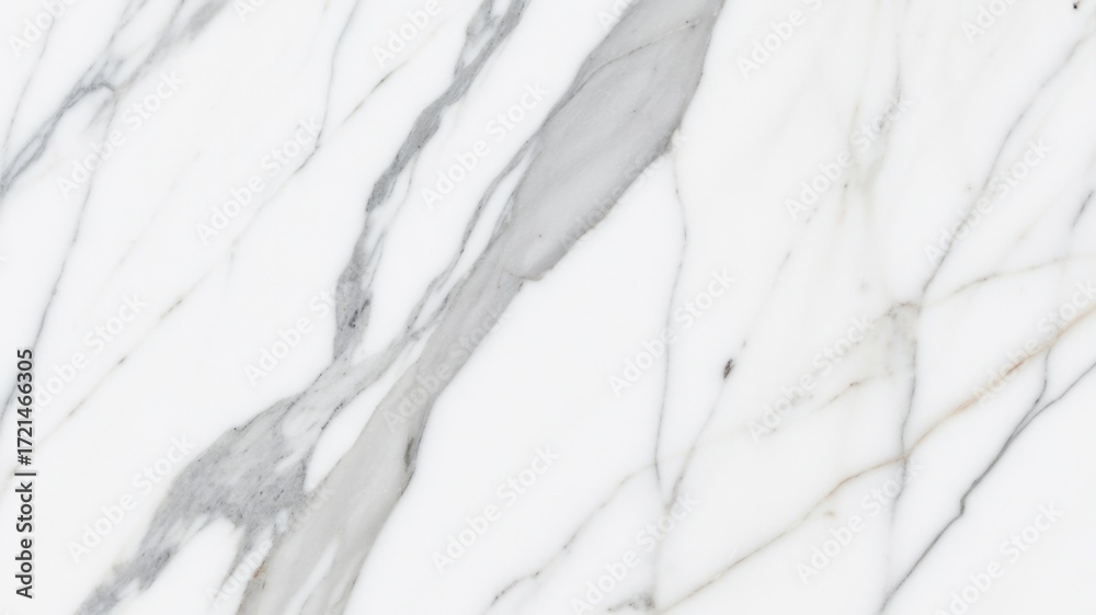 Obraz premium Marble Texture: An elegant close-up showcases the intricate veining and smooth texture of a luxurious marble slab. Ideal for high-end design projects and adding a touch of sophistication.