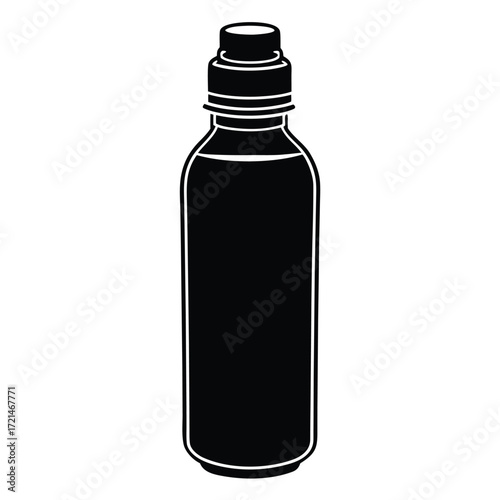 Park Ranger isolated water bottle on white background
