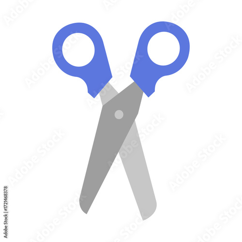Schere - farbiges Icon