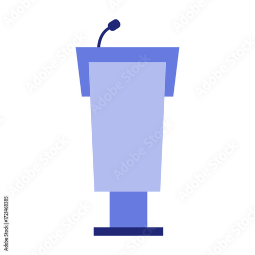 Rednerpult - farbiges Icon