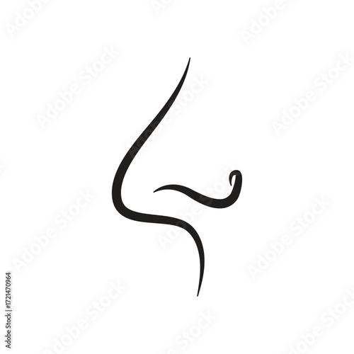 nose   logo icon illustration flat