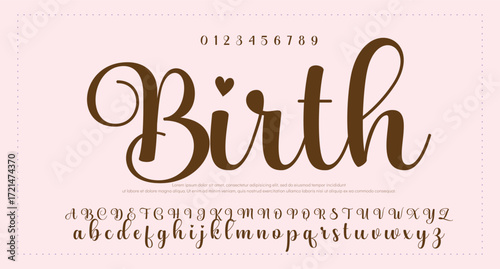 MY letter beauty handwriting vector logo.