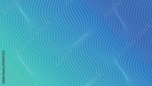 Abstract blue water waves seamless pattern with swirling lines and ripples