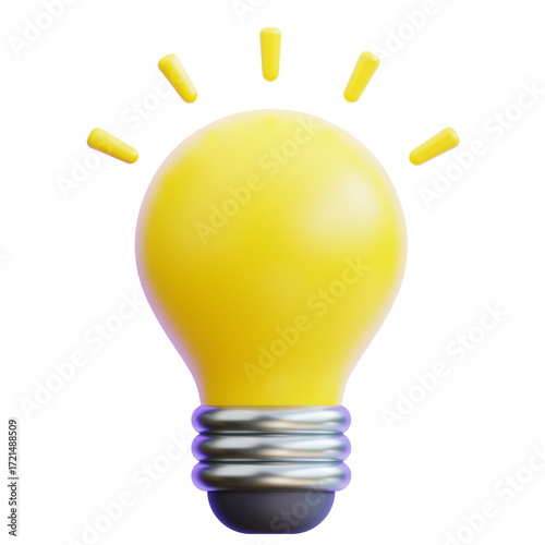 Light Bulb 3d Illustration