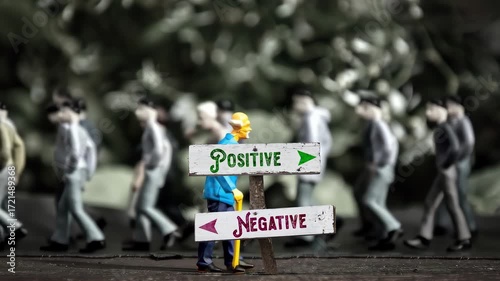 Signposts the direct way to Positive versus Negative