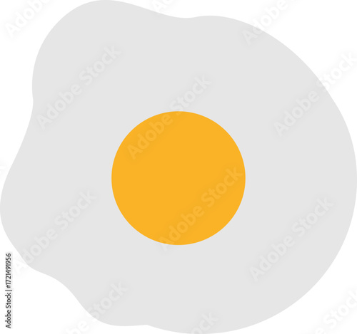 Fried Egg Illustration