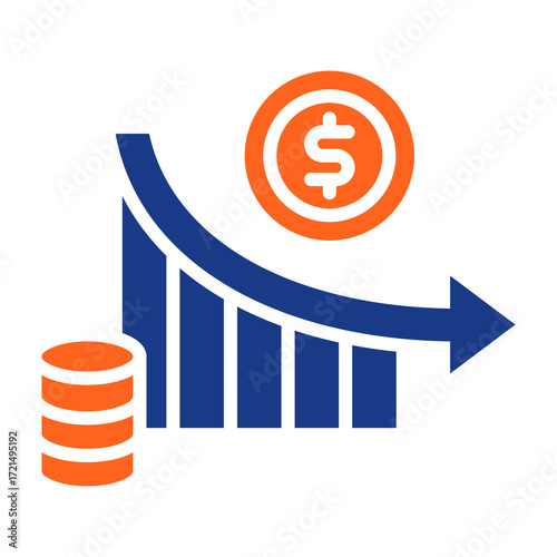 Depreciation Fill Vector Icon