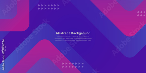 Abstract square overlap papercut pattern background with gradient blue and purple design
