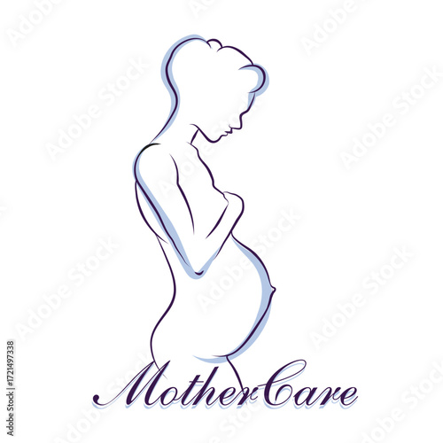 Pregnant woman art.eps