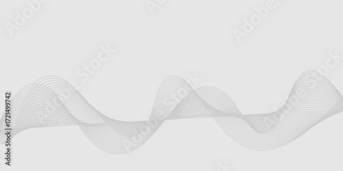 Abstract vector background with black wavy lines. EPS10