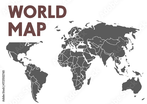 Detailed Blue Europe Map with Country Borders on White Background Illustration 