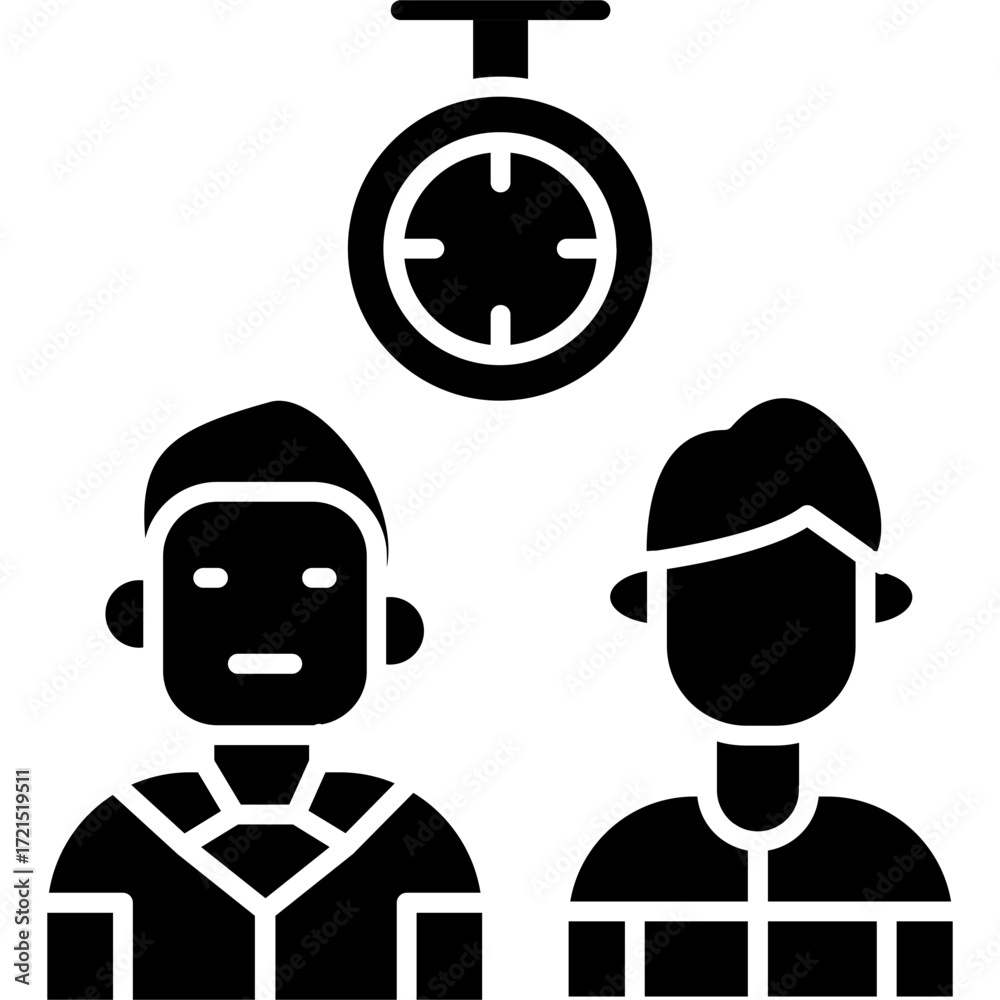Fototapeta premium Deadline Icon Vector Element
