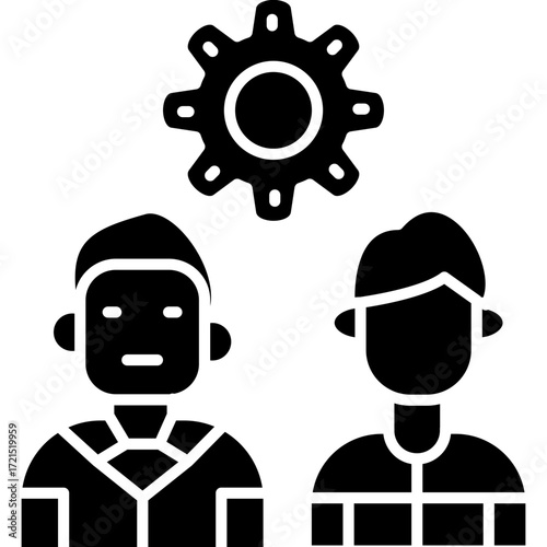 Teamwork Icon Vector Element