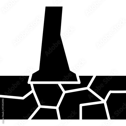 Illegal Icon Vector Element